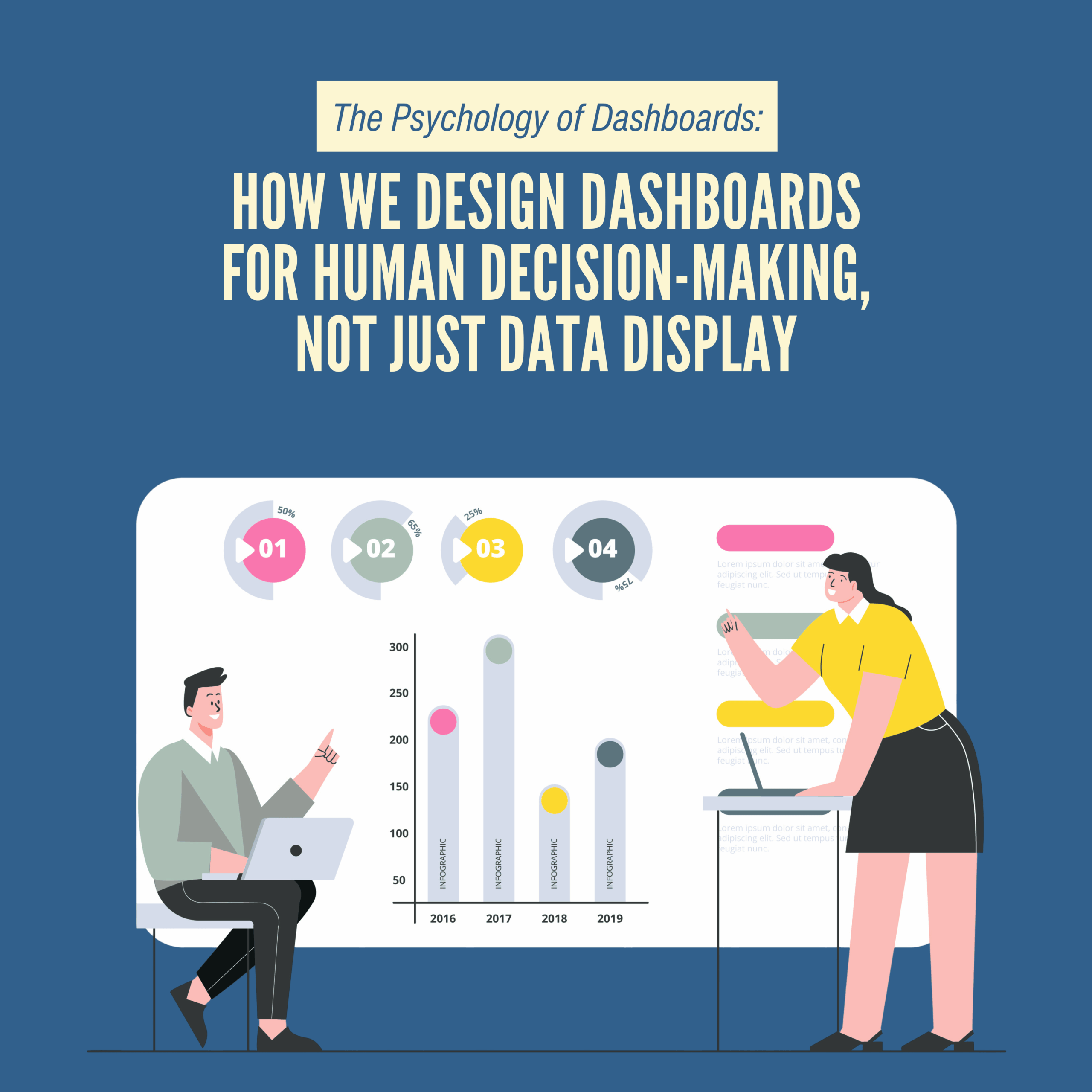 The Psychology of Dashboards: How We Design Dashboards for Human Decision Making, Not Just Data Display