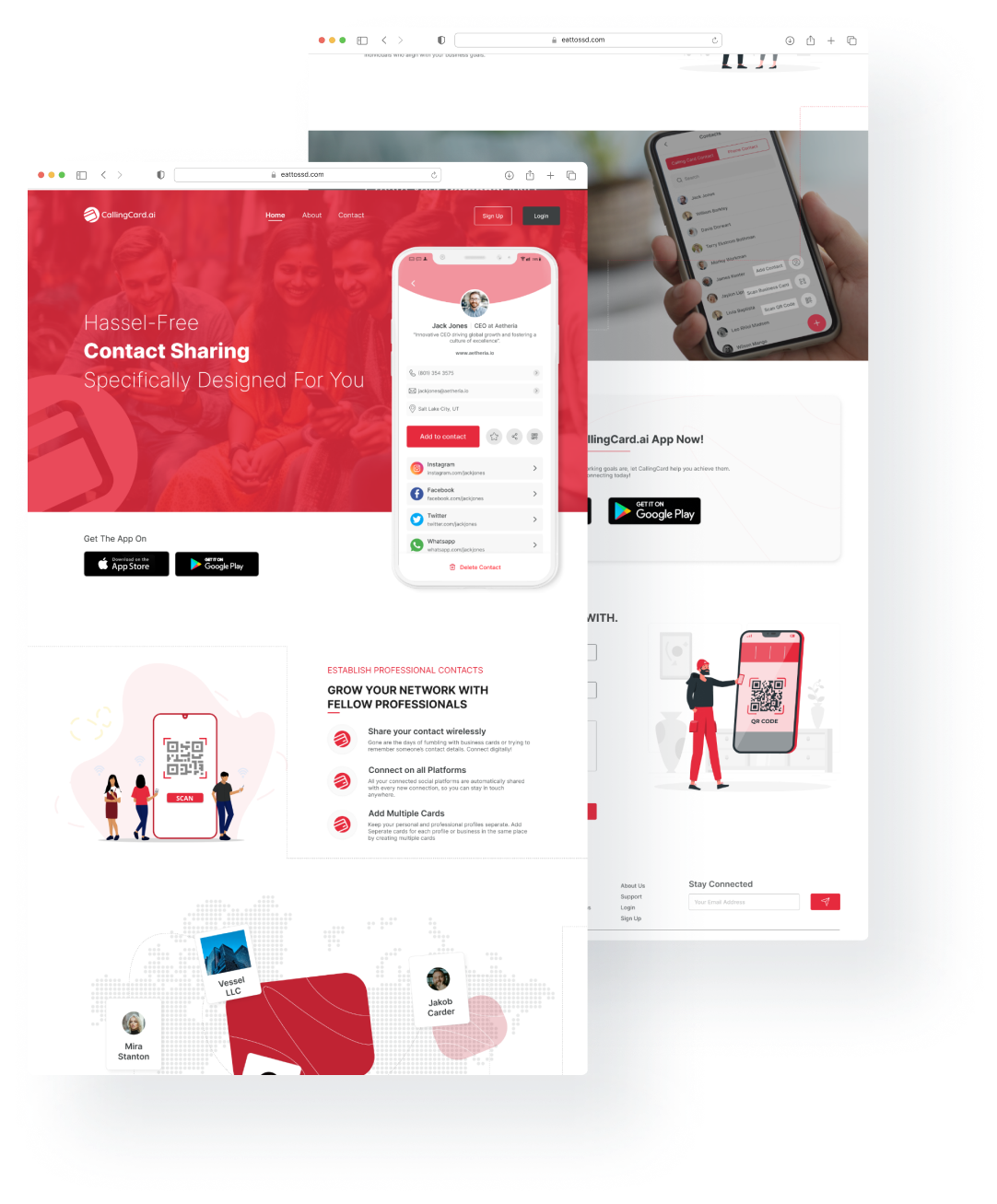 Calling Card Ai Website Project