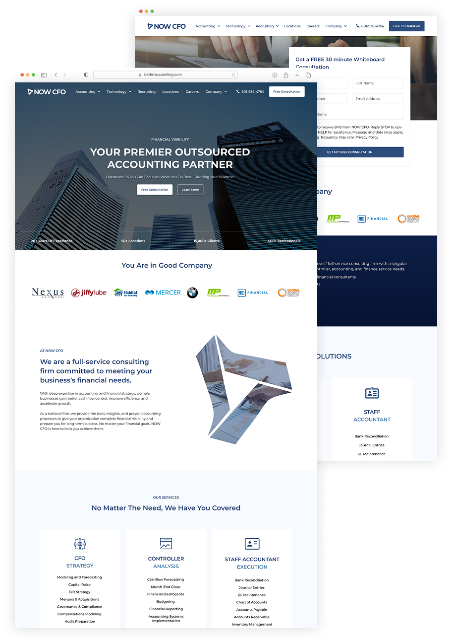 NOW CFO Website Project