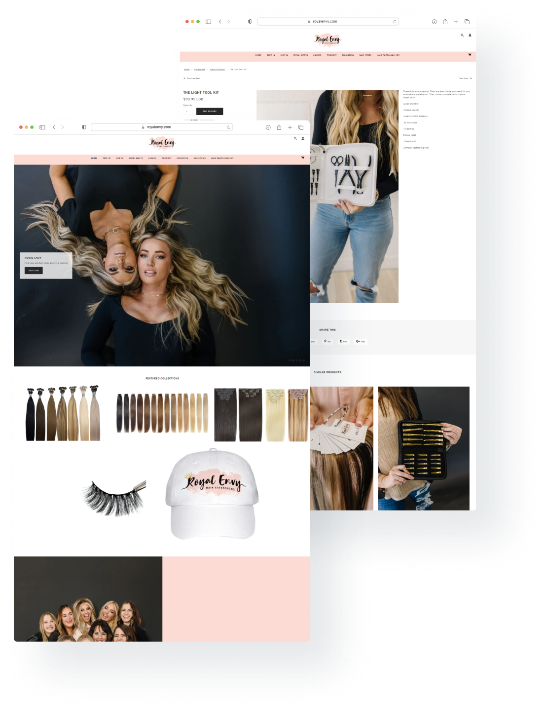 Royal Envy Website Project