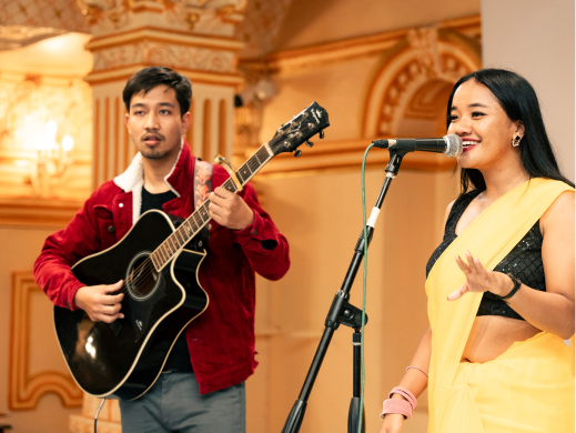 singing